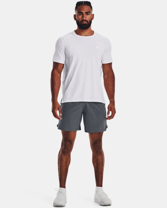 Men's UA Speedpocket 7'' Shorts, Gray, pdpMainDesktop image number 2